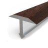 Заказать Декорированный Т-профиль из алюминия Т-14 КД Орех 2,7 м Заказать Декорированный Т-профиль из алюминия Т-14 КД Орех 2,7 м