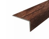 Угловой порог алюминиевый Д13 КД Орех (декорированный) 2,7 м Угловой порог алюминиевый Д13 КД Орех (декорированный) 2,7 м