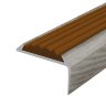 Заказать Порог угловой с коричневой резиновой вставкой Д01 КД Дуб арктик 2,7 м Заказать Порог угловой с коричневой резиновой вставкой Д01 КД Дуб арктик 2,7 м