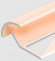 Заказать Алюминиевый профиль под плитку для наружных углов 12 мм PV71-15 розовый блестящий 2,7 м 