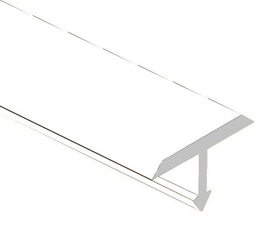 Заказать Т-профиль алюминиевый 18 мм (плоский) Gunsen PV36-24 белый Ral 9016 2,7 м Заказать Т-профиль алюминиевый 18 мм (плоский) Gunsen PV36-24 белый Ral 9016 2,7 м