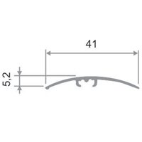 Заказать Порог разноуровневый из алюминия ПО-41 бронза глянцевая 2,7 м Заказать Порог разноуровневый из алюминия ПО-41 бронза глянцевая 2,7 м