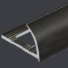 Заказать C-профиль для плитки алюминий 10 мм PV17-18 черный матовый 2,7 м 