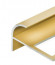 Заказать Профиль под плитку для ступеней F-образный 10 мм алюминий PV56-05 Золото блестящее 2,7 м 