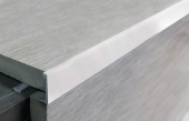 Алюминиевый профиль L-образный 10 мм PV02-03 Серебро блестящее 2,7 м
