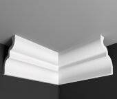 Угол внутренний к плинтусу Де-Багет П 02 65/80 (9*4) белый
