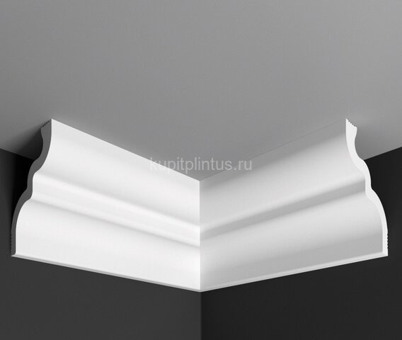 Заказать Угол внутренний к плинтусу Де-Багет П 02 65/80 (9*4) белый 