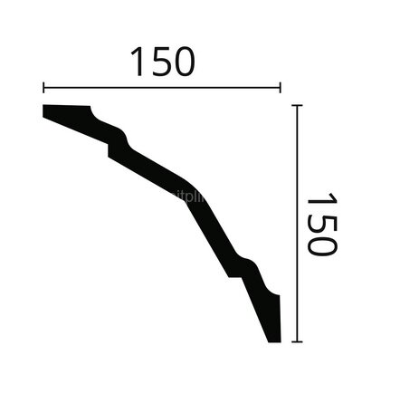 Заказать Карниз NMC WT24 150х150 2 м 
