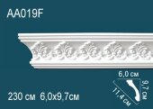 Потолочный плинтус с орнаментом гибкий Перфект AA019F 97х114х60 мм 2,3 м Потолочный плинтус с орнаментом гибкий Перфект AA019F 97х114х60 мм 2,3 м