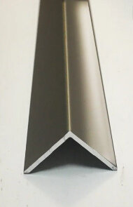 Алюминиевый уголок 19х19 равнополочный ПБ19х19 шампань люкс 2,7м