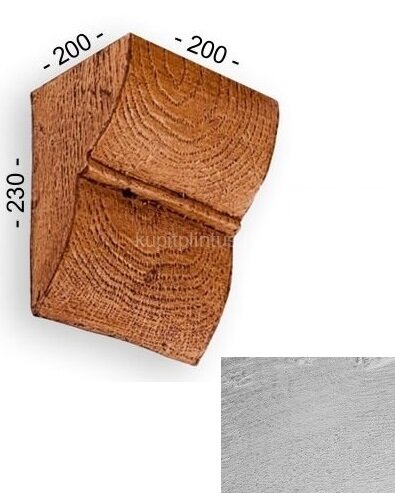 Заказать Консоль для декоративной балки 230х200х200 мм Уникс Классика К3 Под покраску 