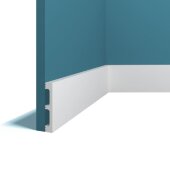 Напольный плинтус 13х80 мм Перфект Плюс P88 белый 2 м Напольный плинтус 13х80 мм Перфект Плюс P88 белый 2 м