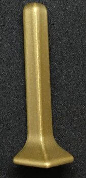 Уголок внешний для плинтуса Евротрим L-60 алюминий золото Уголок внешний для плинтуса Евротрим L-60 алюминий золото