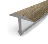 Профиль Т-образный из ламинированного алюминия Т-14 Л Дуб натуральный 2,7 м