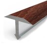 Заказать Декорированный Т-профиль из алюминия Т-26 КД Дуб мореный 2,7 м Заказать Декорированный Т-профиль из алюминия Т-26 КД Дуб мореный 2,7 м
