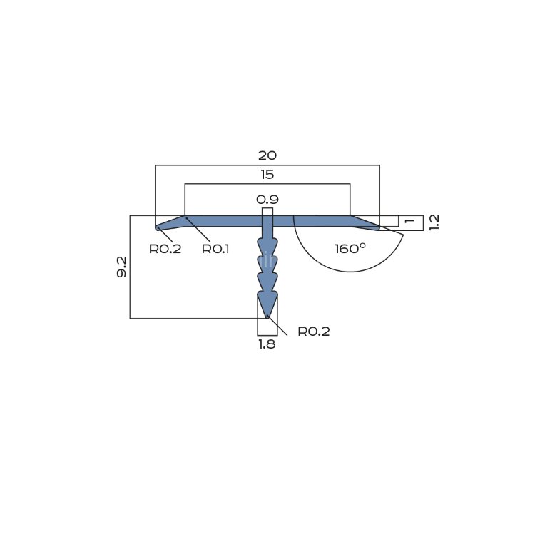 Заказать Профиль T-образный алюминиевый плоский 20 мм NEEXY PV102-41 SW муар белый 2.7 м Заказать Профиль T-образный алюминиевый плоский 20 мм NEEXY PV102-41 SW муар белый 2.7 м