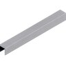 Профиль П-образный алюминиевый 10х10 мм NEEXY PV83-02 MS серебро матовое 2.7 м