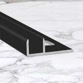 Алюминиевый П-профиль для стекла 10х10 мм ПО-211-28 черный матовый 2.7 м Алюминиевый П-профиль для стекла 10х10 мм ПО-211-28 черный матовый 2.7 м