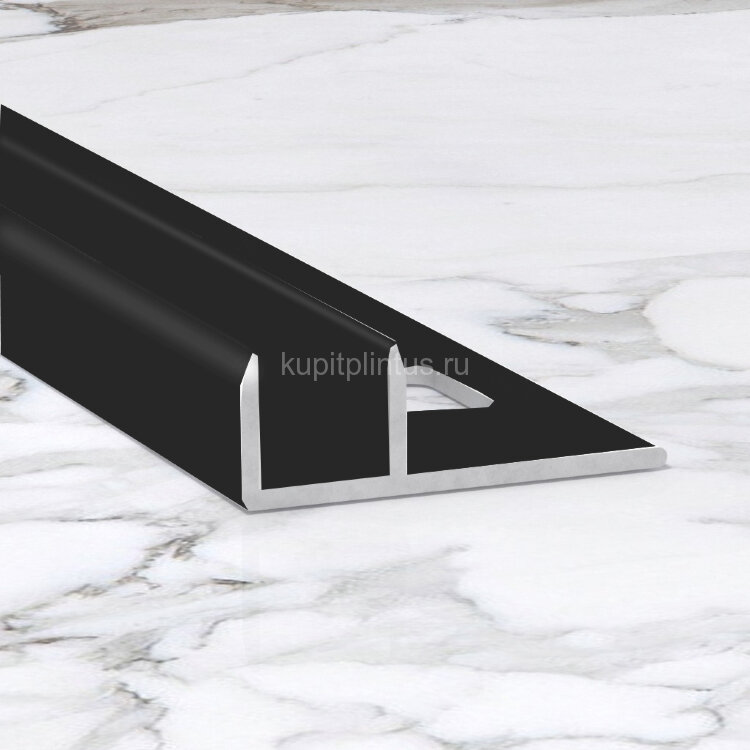 Заказать Алюминиевый П-профиль для стекла 10х10 мм ПО-211-28 черный матовый 2.7 м Заказать Алюминиевый П-профиль для стекла 10х10 мм ПО-211-28 черный матовый 2.7 м