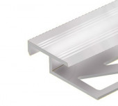 Алюминиевый профиль лестничный 20х12 мм PV58-00 натуральный 2,7 м