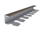 Окантовочный С-профиль алюминиевый 10 мм MP55 20-Дуб мореный 2,7 м