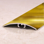 Порог разноуровневый из алюминия ПО-41 золото глянцевое 2,7 м Порог разноуровневый из алюминия ПО-41 золото глянцевое 2,7 м