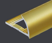 C-образный профиль алюминий для плитки 12 мм PV09-12 песок матовый 2,7 м