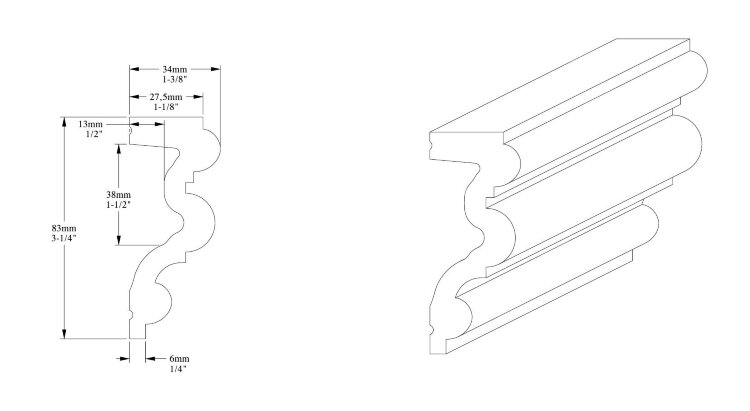 Заказать Молдинг 34х83 мм Orac Decor Duropolymer P4025 2 м Заказать Молдинг 34х83 мм Orac Decor Duropolymer P4025 2 м