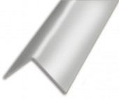 Алюминиевый угол защитный 25х25 мм Евротрим 0301 Серебро 3 м