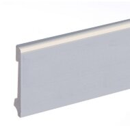 Плинтус напольный Cezar Elegance LPC-11 148-серебряный брашированный 2,44м Плинтус напольный Cezar Elegance LPC-11 148-серебряный брашированный 2,44м