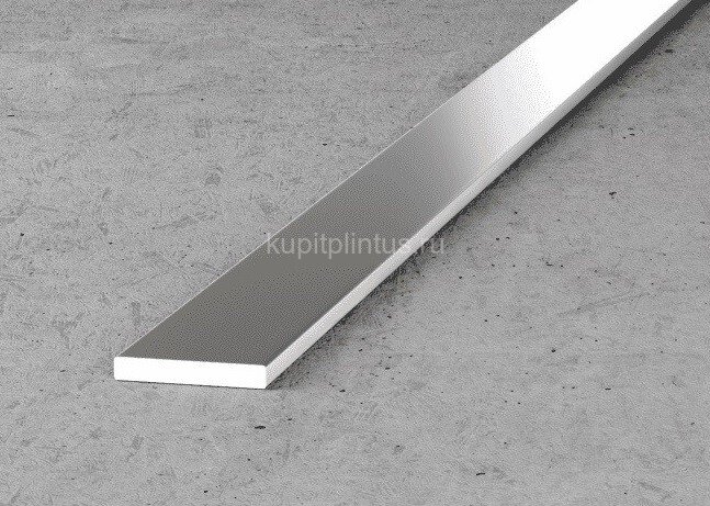 Заказать Алюминиевая полоса 40 серебро 3 м 