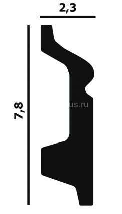 Заказать Напольный плинтус Перфект Плюс P40 78 мм 2 м Заказать Напольный плинтус Перфект Плюс P40 78 мм 2 м