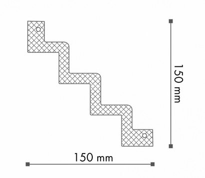 Заказать Карниз NMC Arstyl Z51 150х150 2 м Заказать Карниз NMC Arstyl Z51 150х150 2 м