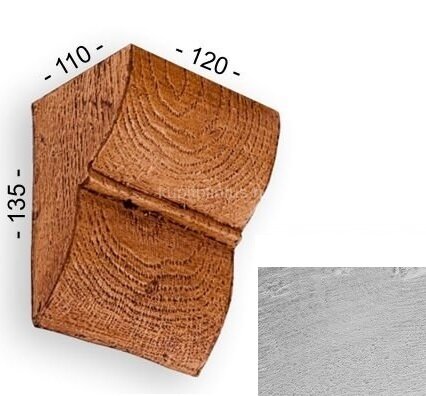 Заказать Консоль для декоративной балки 135х110х120 мм Уникс Классика К2 Под покраску Заказать Консоль для декоративной балки 135х110х120 мм Уникс Классика К2 Под покраску