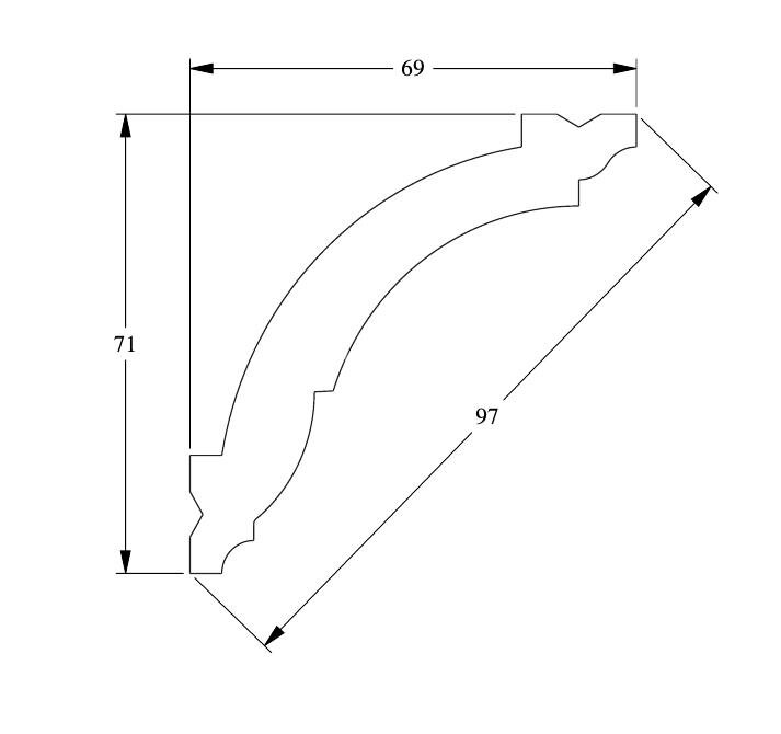 Заказать Карниз Orac Decor Duropolymer CX100 2 м Заказать Карниз Orac Decor Duropolymer CX100 2 м
