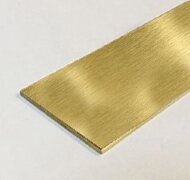 Полоса из латуни 20 мм Yakamoz Л 20х1,5 латунь шлифованная 2,7 м