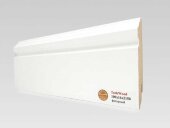 Напольный плинтус МДФ Teckwood Белый фигурный 100х16 мм 2.15 м