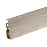 Напольный плинтус Cezar Hi-Line Prestige 75 мм цвет 289 под дерево 2,5 м