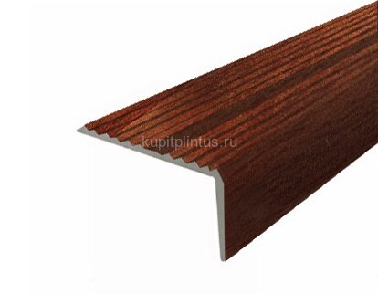 Заказать Угловой порог алюминиевый Д13 КД Махагон (декорированный) 2,7 м Заказать Угловой порог алюминиевый Д13 КД Махагон (декорированный) 2,7 м