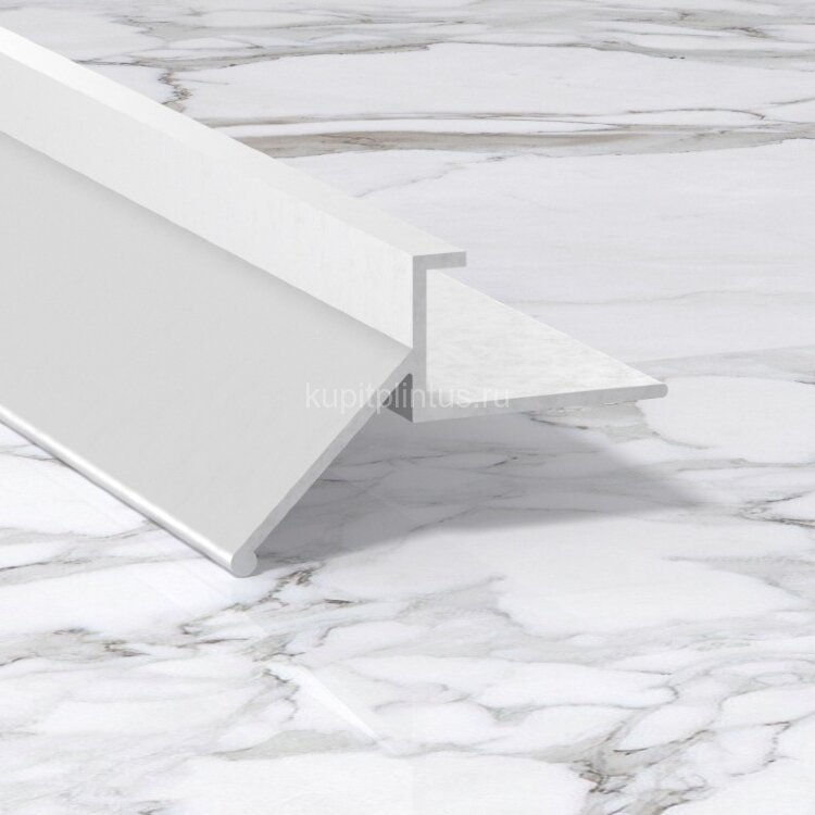 Заказать Алюминиевый фигурный профиль для углов ступеней 22х34 мм ПО-182-02 серебро матовое 2.7 м Заказать Алюминиевый фигурный профиль для углов ступеней 22х34 мм ПО-182-02 серебро матовое 2.7 м