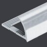 Заказать C-образный профиль алюминий для плитки 12 мм PV09-00 натуральный 2,7 м 