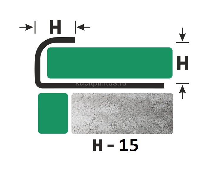 Заказать Стальной С-образный профиль 15 мм FR 15 GS золото сатинированное 2,7 м Заказать Стальной С-образный профиль 15 мм FR 15 GS золото сатинированное 2,7 м