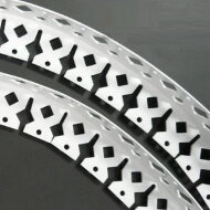 Штукатурный уголок арочный ПВХ Cezar Эко 25х25 мм Белый 3 м Штукатурный уголок арочный ПВХ Cezar Эко 25х25 мм Белый 3 м