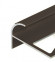 Заказать Профиль под плитку для ступеней F-образный 10 мм алюминий PV56-06 Бронза матовая 2,7 м 