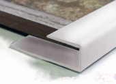 Профиль для ламината оконечный Panel L алюминий 10 мм PV44-03 серебро блестящее 2,7 м