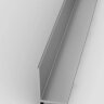 Алюминиевый теневой плинтус Евротрим 7627.01 серебро анодированный 2 м