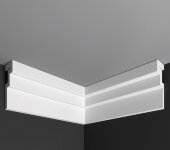 Угол внутренний к плинтусу Де-Багет П 03 30/80 (8*4) белый