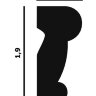 Заказать Молдинг Перфект Плюс P25 19х16 мм 2 м 