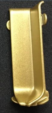 Уголок внутренний для плинтуса Евротрим L-60 алюминий золото Уголок внутренний для плинтуса Евротрим L-60 алюминий золото