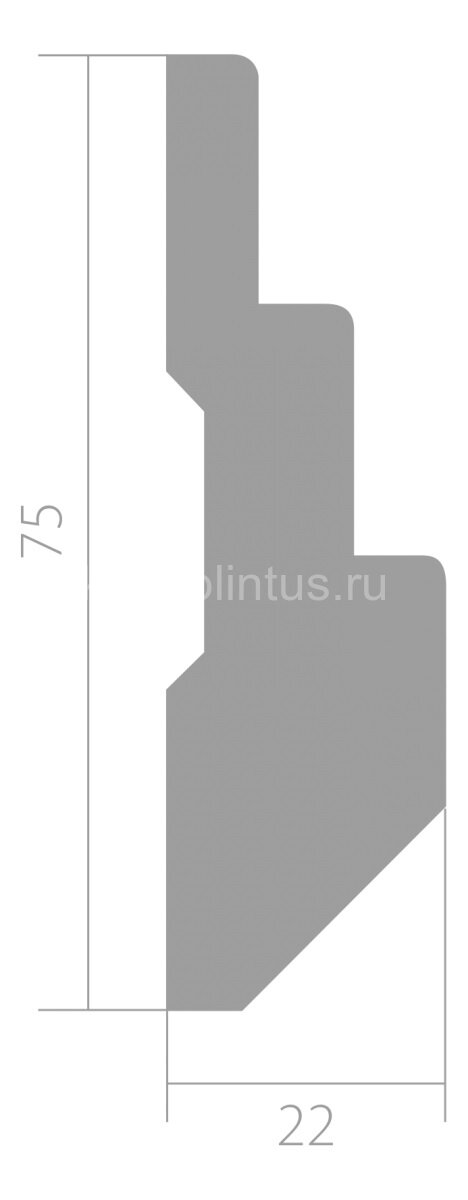 Заказать Молдинг ЛДФ 22х75 мм Ultrawood U 004 2,2 м Заказать Молдинг ЛДФ 22х75 мм Ultrawood U 004 2,2 м